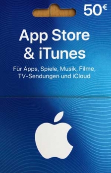 Apple Store & Itunes Guthabenkarte 50€